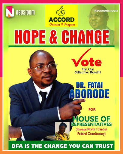 fatai aborode house of representatives campaign 2015